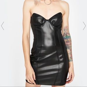 Leather dress dollskill
